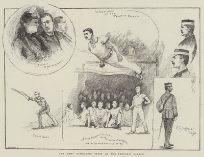 The Army Gymnastic Staff at the People